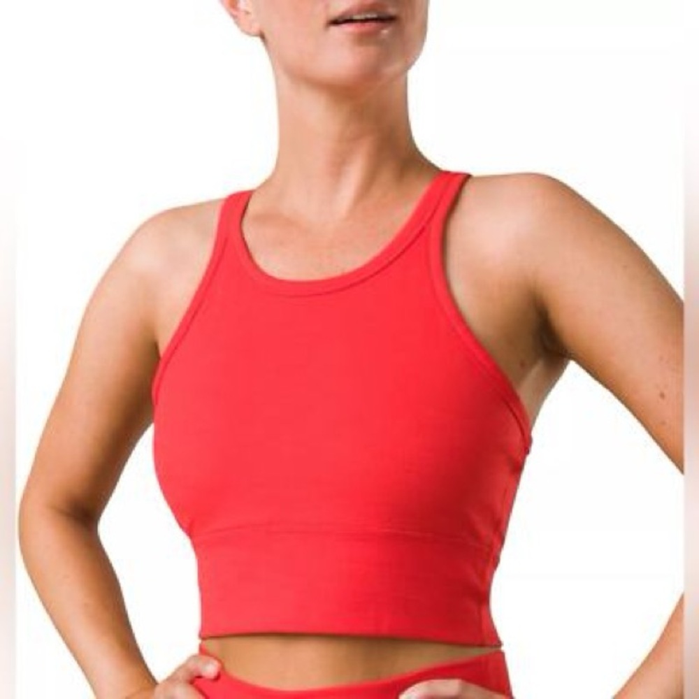 Prana Becksa Bralette Carmine Red Sz L